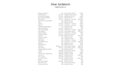 Desktop Screenshot of deararchitects.com