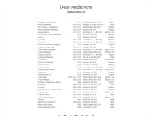 Tablet Screenshot of deararchitects.com